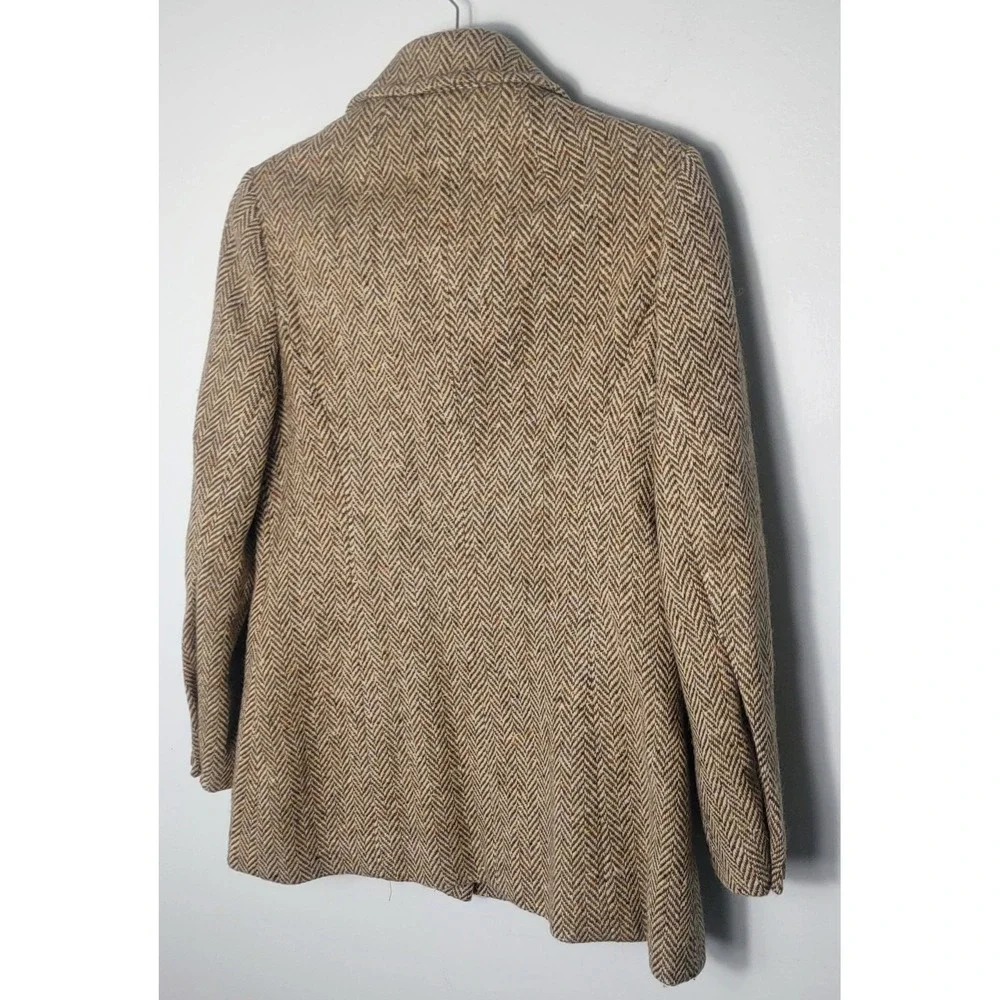 Vintage Wool Coat Jimmy Hourihan Quiet Luxury Tailored Fit Women's M Timeless